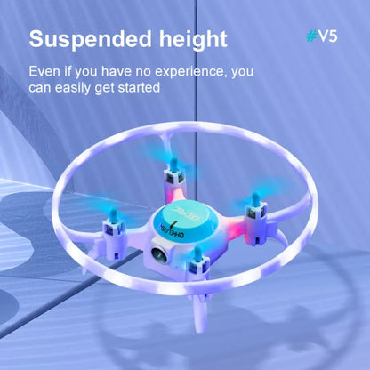 UK 4DRC V5 Kids And Beginners Mini RC Drone RC Quadcopter With 720P HD Wide Angle Camera, Drones Suitable For Children And Beginners